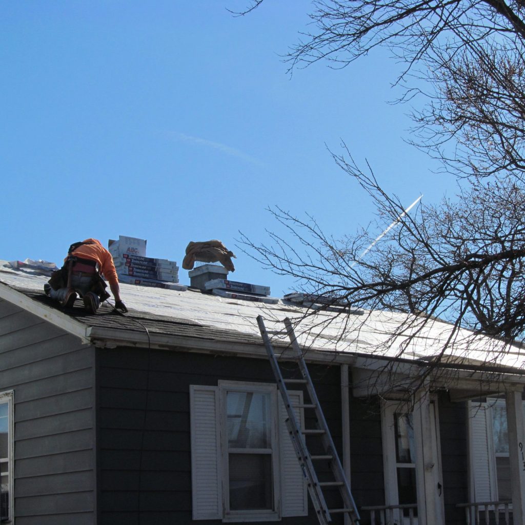 View from front of house